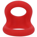 Uplift Silicone Cock Ring Crimson