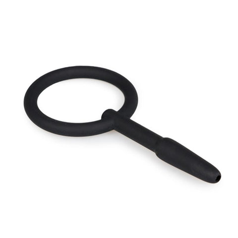Hollow Silicone Penis Plug With Pull Ring