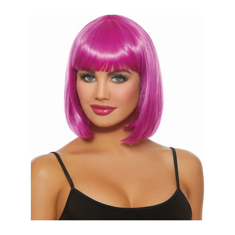 Dreamgirl Mid Length Bob Wig Magenta