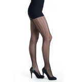 Sensual Arrow Mesh Tights Black
