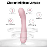 Maya Curve Silicon Vibrator Pink