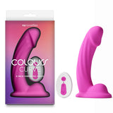 Colours Curve - Vibrating 6'' Dildo - Pink