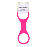 Sex & Mischief Large Hot Pink Silicone Cuffs