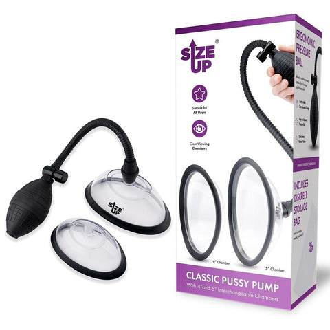 Size Up Classic Pussy Pump with 2 Chambers