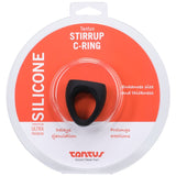Stirrup Silicone Cock Ring Onyx