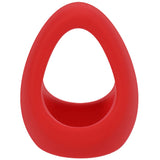 Stirrup Silicone Cock Ring Crimson