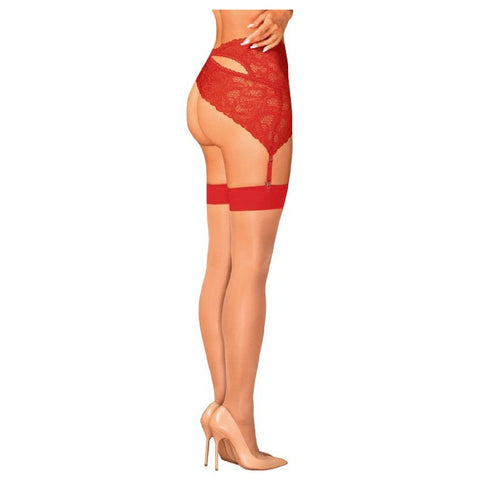 S814 Stockings Red