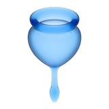 Feel Good Menstrual Cup  Dark Blue 2pcs