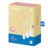 Satisfyer Yoni Power Balls 1 White 3 Pc Set