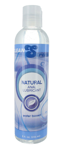 Natural Water Based Anal Lube 8oz/236ml