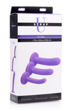 Tri-Play 3 Piece Silicone Dildo Set