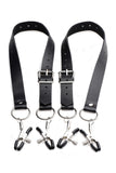 Labia Spreader Straps with Clamps