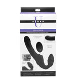 Pro Rider 9X Vibrating Silicone Strapless Strap On with Remote Control