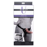 Seducer 7" Silicone Dildo w Harness Flesh