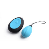 10X Vibrating Egg w Remote - Blue