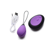 10X Vibrating Egg w/Remote - Purple