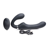 Mighty Rider 10X Strapless Strap-On Black w Remote