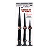 Slim Tapered Anal Hose Training Set