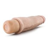 Dr Skin Cock Vibe 14 8in Vibrating Cock Beige