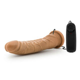 Dr Skin 8.5in Vibrating Realistic Cock w Suction Mocca