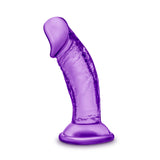 B Yours Sweet N Small  Dildo with Suction Cup 4in Purple