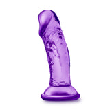 B Yours Sweet N Small  Dildo with Suction Cup 4in Purple