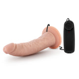Dr Skin Dr Dave 7in Vibrating Cock with Suction Cup Vanilla
