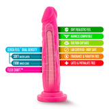 Neo Dual Density Cock Neon 7.5in Pink