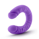 Ruse Silicone Slim 18in Purple Double Dong