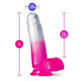 B Yours Sugar Magnolia 7in Dildo Fuchsia