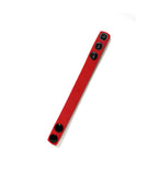 Boneyard Silicone Cock Strap - 3 Snap Ring - Red