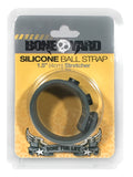 Boneyard 1.5in Silicone Ball Strap - 3 Snap - Grey