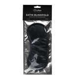 Black Satin Eye Mask