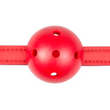 Ball Gag With PVC Ball Red