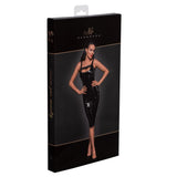 PVC Midi Dress w Front Zipper