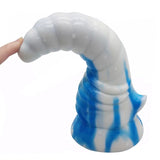Swirl Dildo Blue/White