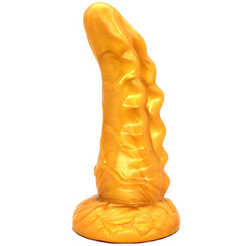 Dragon Horn Dildo Gold
