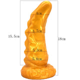 Dragon Horn Dildo Gold