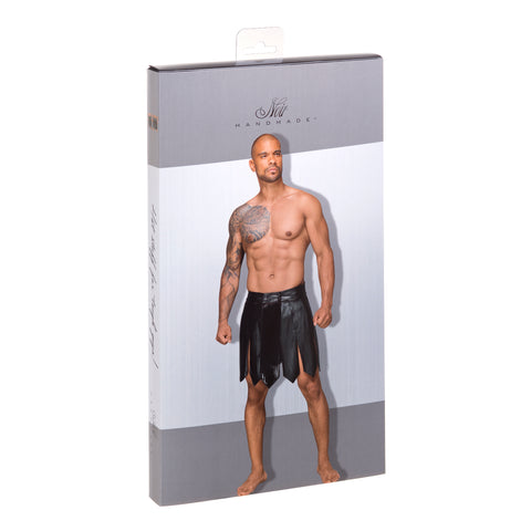 Leather Men Gladiator Skirt