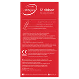 LifeStyles Ribbed Condoms 12