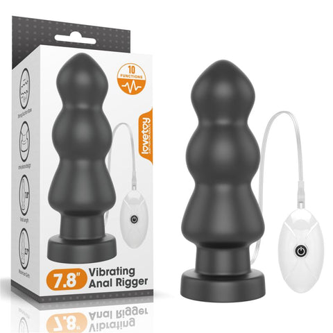 King Vibrating Anal Rigger 7.8in