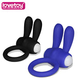 Power Clit Cockring Rabbit Pink