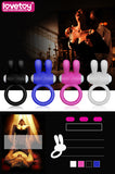 Power Clit Cockring Rabbit Pink