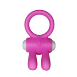 Power Clit Cockring Rabbit Pink
