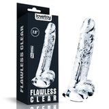 Clear Dildo 7.5in