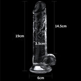 Clear Dildo 7.5in