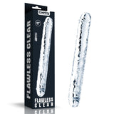 Clear Double Dildo 12in