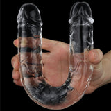 Clear Double Dildo 12in