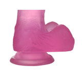 Jelly Studs 7in Crystal Dildo Medium Pink