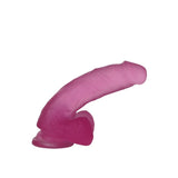 Jelly Studs 7in Crystal Dildo Medium Pink